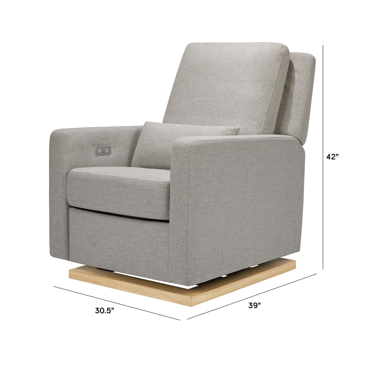 Babyletto Sigi Electronic Recliner and Glider with USB Port