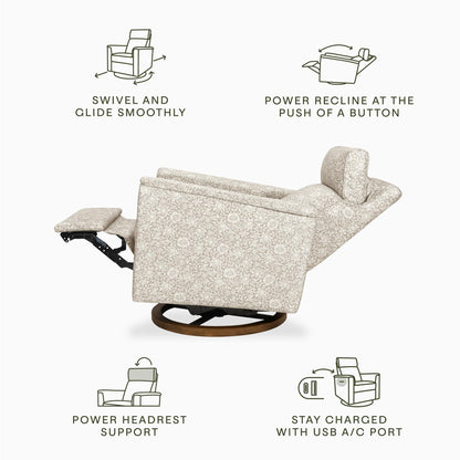 Morris & Co. x Namesake Willa Plus Power Glider Recliner w/ Power Headrest