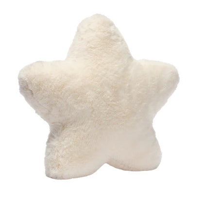 Star Pillow Plush - Ultra Soft Creamy White