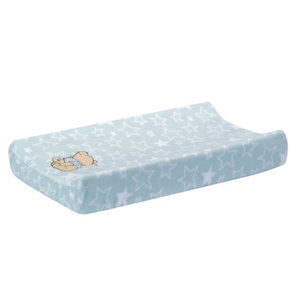 Disney Baby Starlight Pooh Blue/White Stars Changing Pad Cover