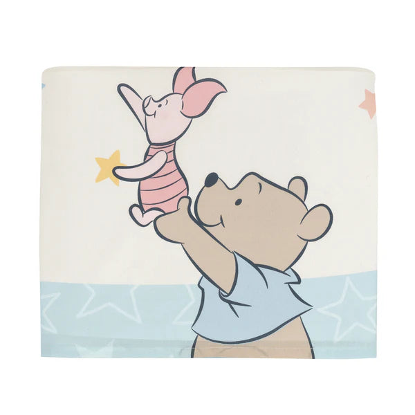 Disney Baby Starlight Pooh 3-Piece Blue Nursery Crib Bedding Set