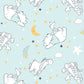 Disney Baby Starlight Pooh Infant Fitted Crib Sheet - Blue