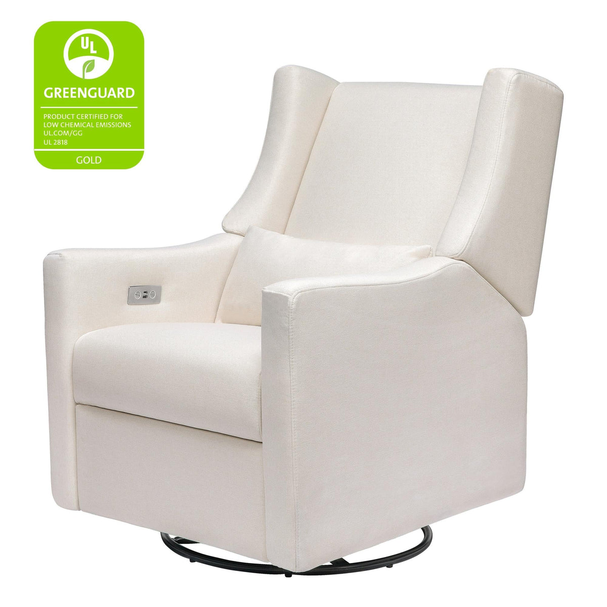 Babyletto Kiwi Electronic Recliner and Swivel Glider with USB port