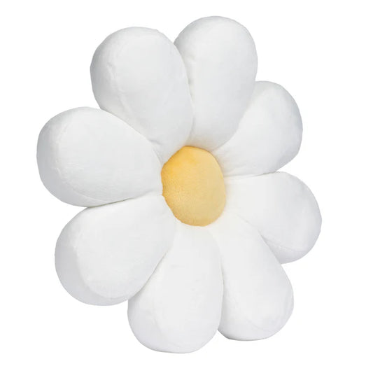 Sweet Daisy White Flower Decorative Pillow Plush Stuffed Toy