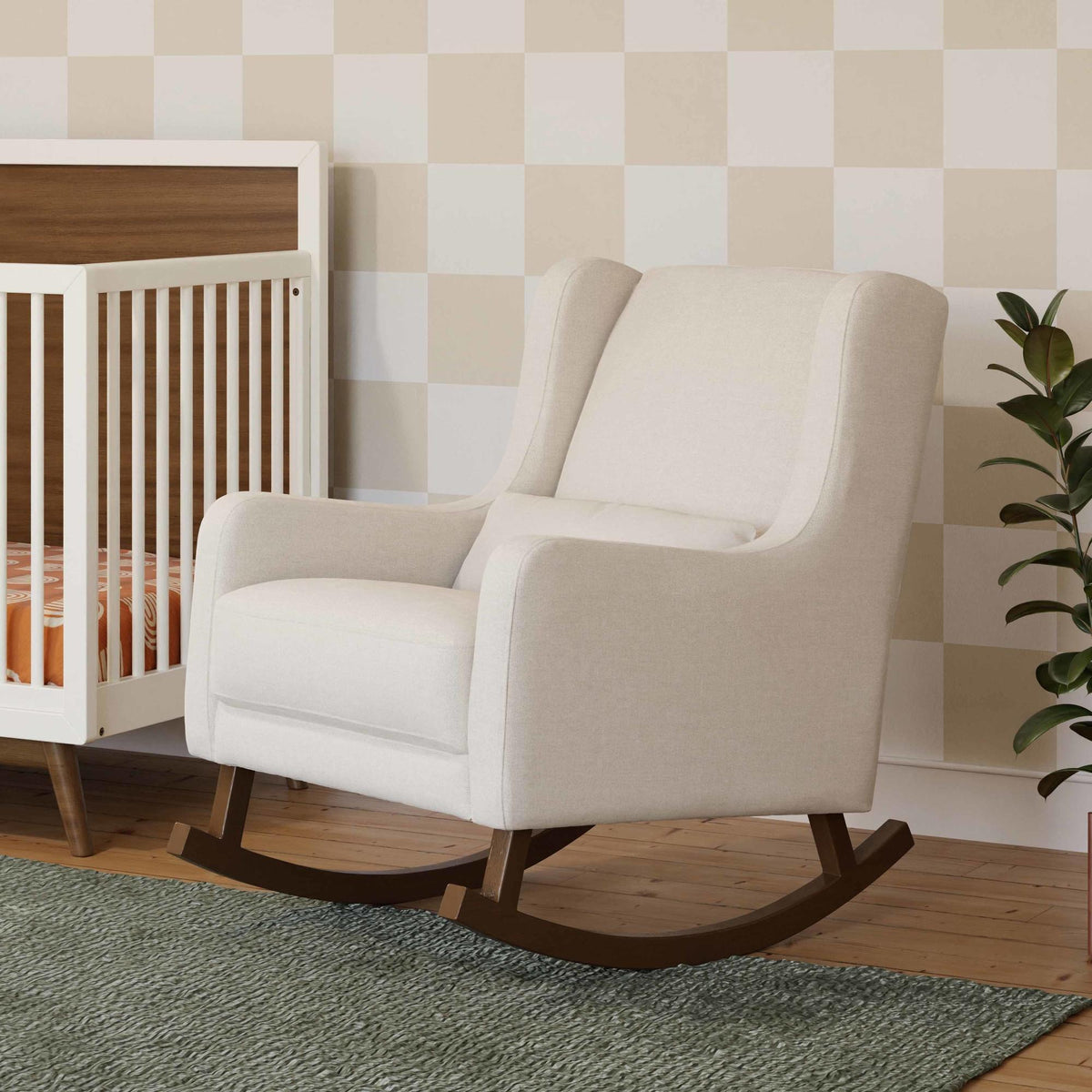 Babyletto Kai Rocker in Eco-Performance Fabric | Water Repellent & Stain Resistant