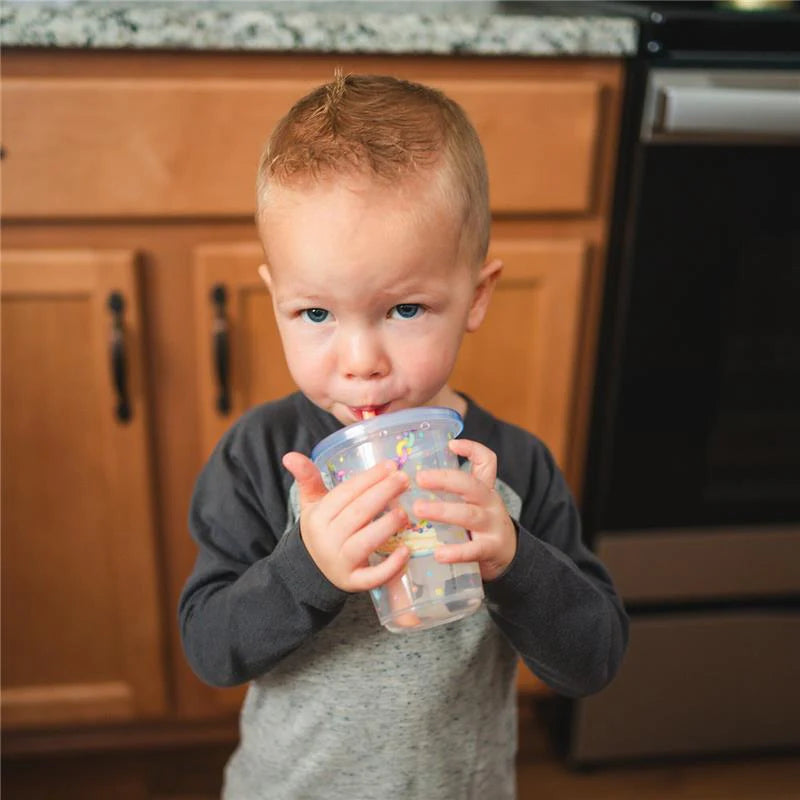 Bluey Take & Toss Straw Cup - 4 pack