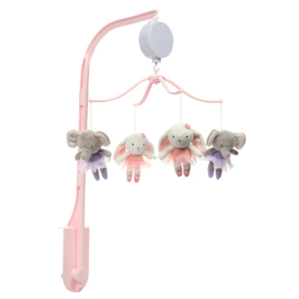 Tiny Dancer Ballet Animals Musical Baby Crib Mobile Soother Toy