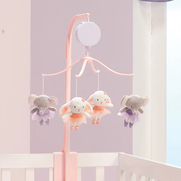 Tiny Dancer Ballet Animals Musical Baby Crib Mobile Soother Toy