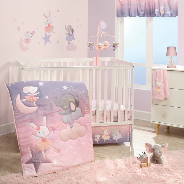 Tiny Dancer Ballet Animals Musical Baby Crib Mobile Soother Toy