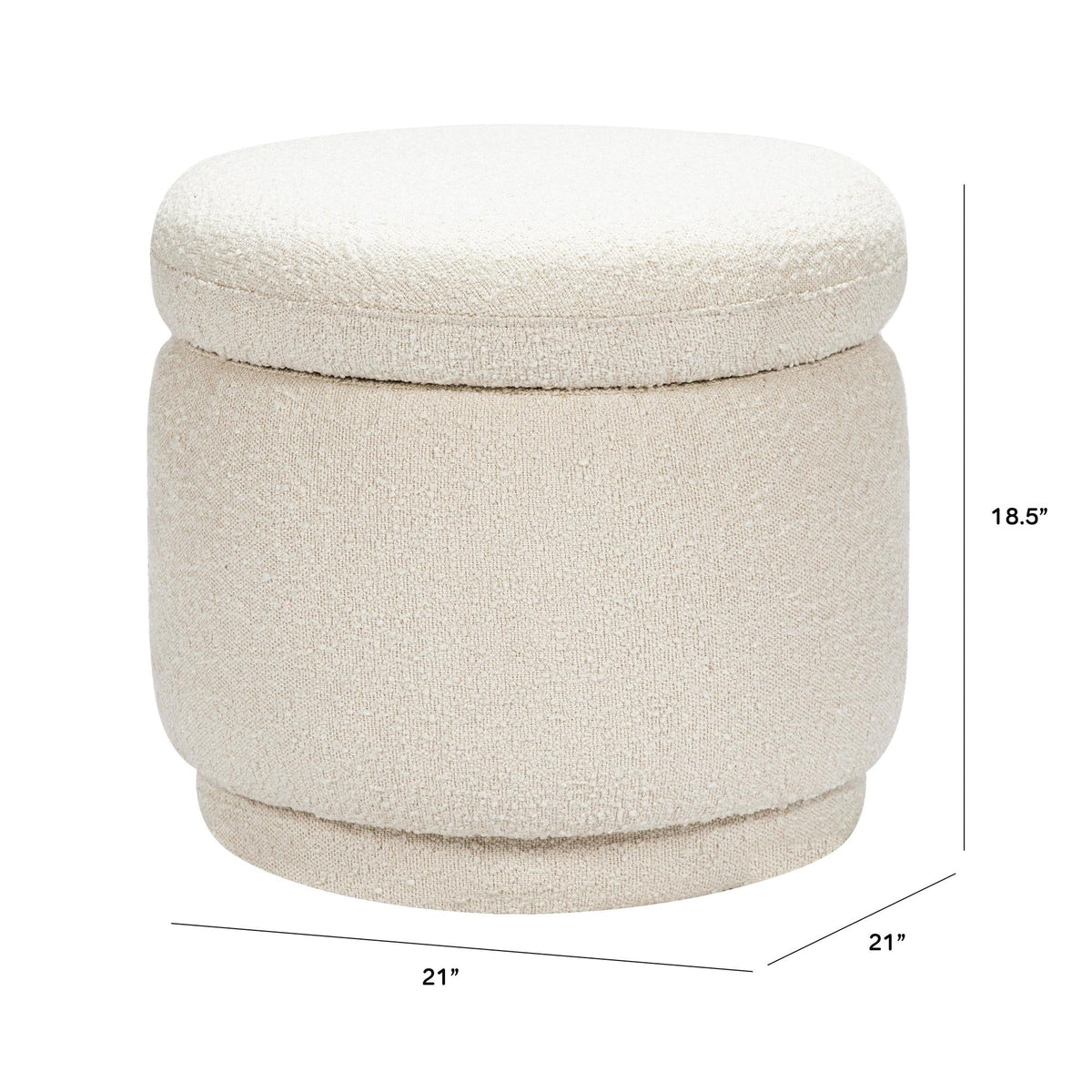 Babyletto Enoki Storage Ottoman in Boucle