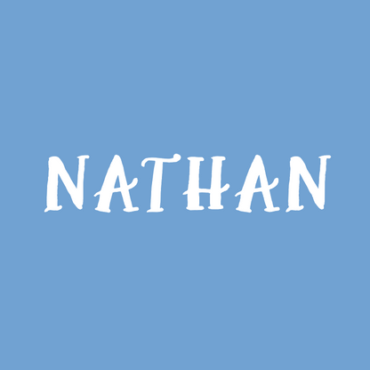 Sugar + Maple Personalized Towel | Centered Name
