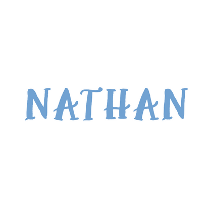 Sugar + Maple Personalized Towel | Centered Name
