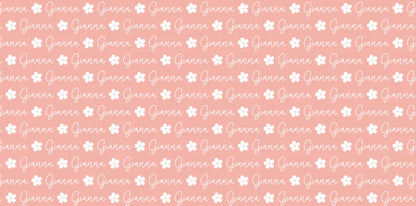 Sugar + Maple Personalized Towel | Repeating Name with Icon