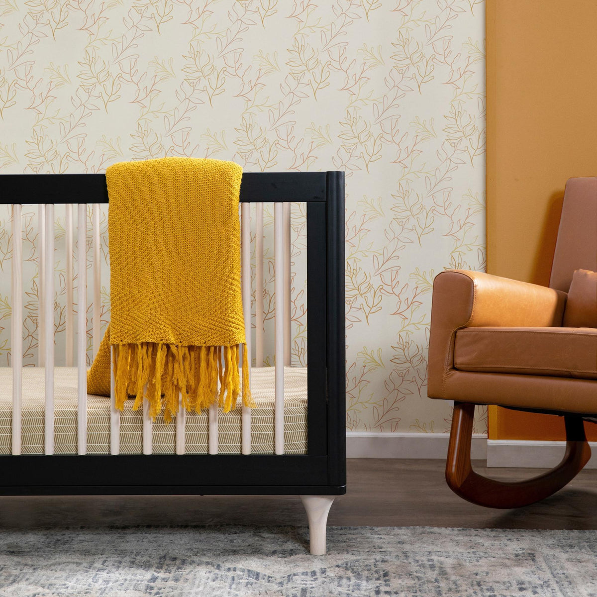 Babyletto Lolly 3-in-1 Convertible Crib with Toddler Bed Conversion Kit