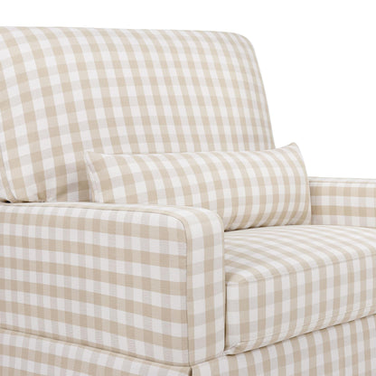 Namesake Crawford Pillowback Chair and a Half Comfort Swivel Glider