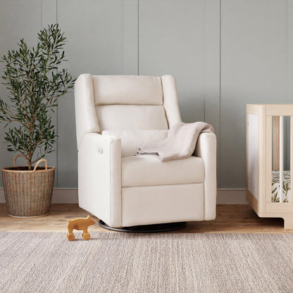 Babyletto Kiwi Plus Power Recliner and Swivel Glider with Power Adjustable Headrest and USB Port