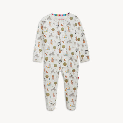 Organic Cotton Footie - Funny Farm