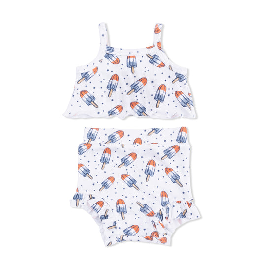 Tank Top & High Waisted Short - Astro Pop