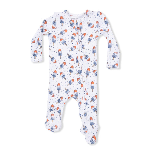 2 Way Zipper Footie - Astro Pop
