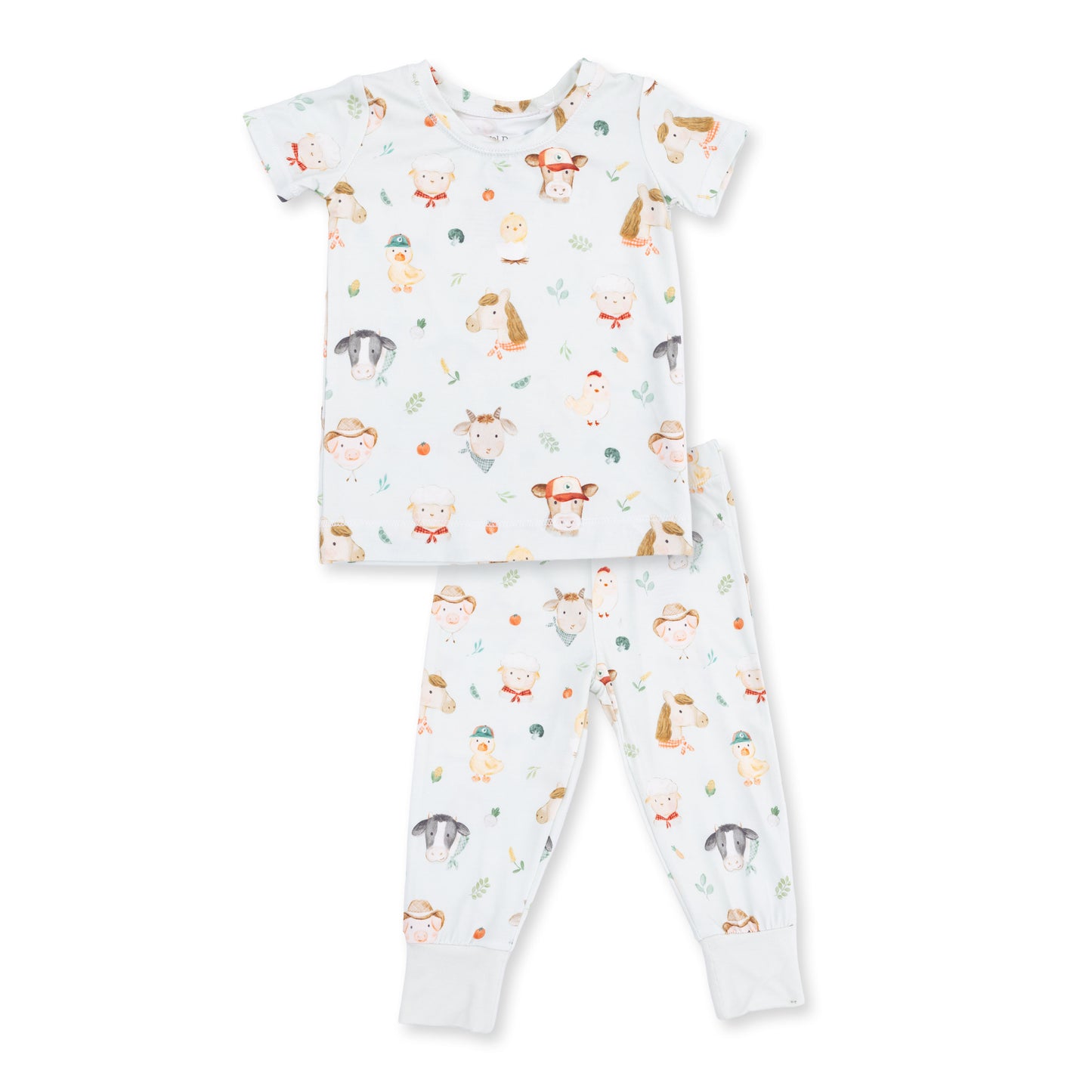 Short Sleeve Loungewear Set - Baby Farm Faces