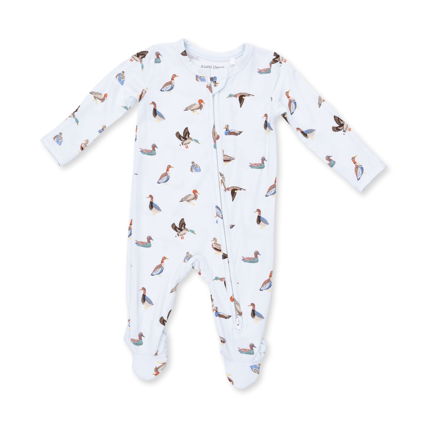 2 Way Zipper Footie - American Ducks