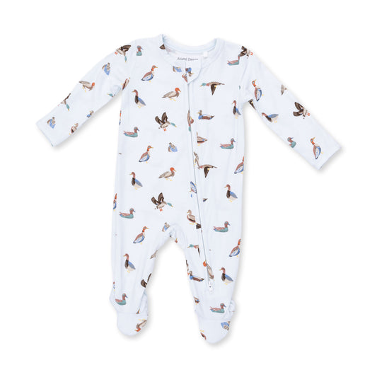 2 Way Zipper Footie - American Ducks