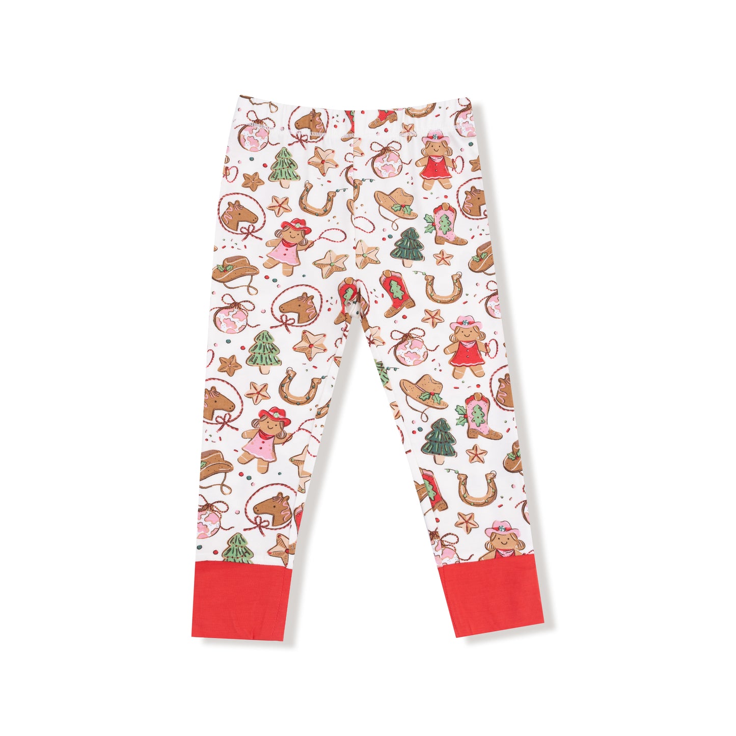 Long Sleeve Loungewear Set - Cowgirl Christmas
