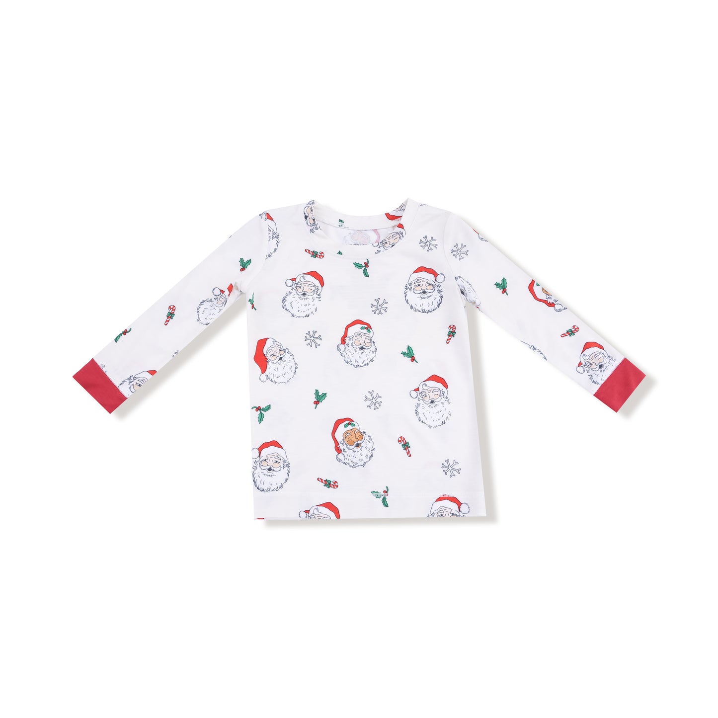 Long Sleeve Loungewear Set - Vintage Santas