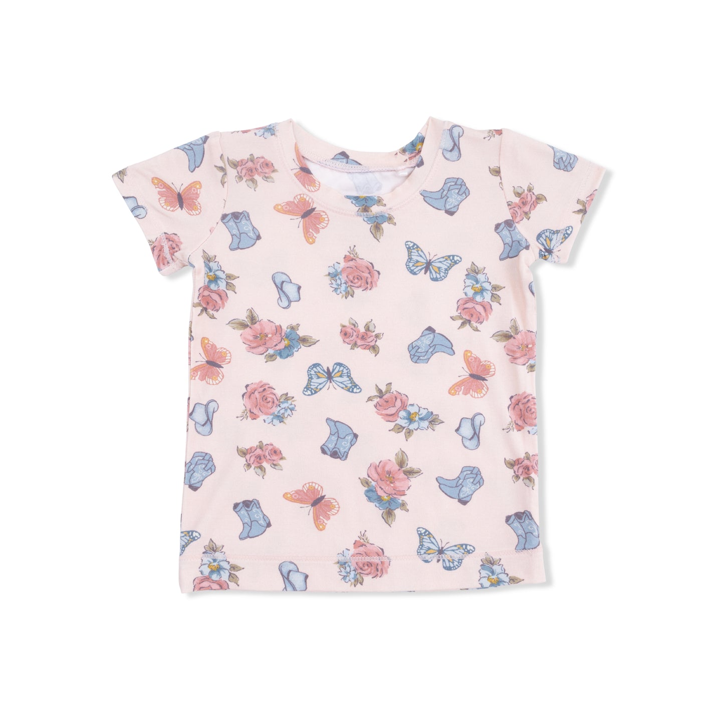 Short Sleeve Loungewear Set - Country Gril Boots