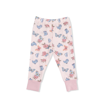 Short Sleeve Loungewear Set - Country Gril Boots