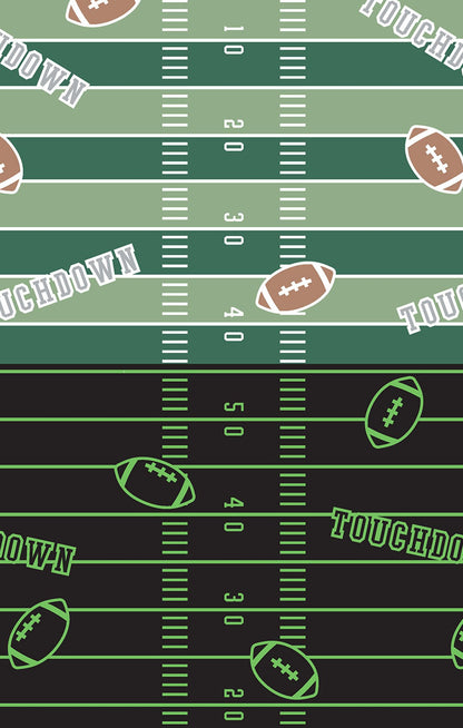 Bandana Bib - Football Field - Glow In The Dark