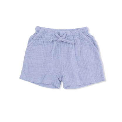 Crew Neck Tee w/ Casual Short - Sunny Sandcastles