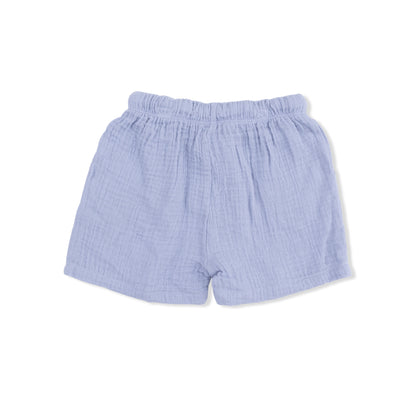 Crew Neck Tee w/ Casual Short - Sunny Sandcastles