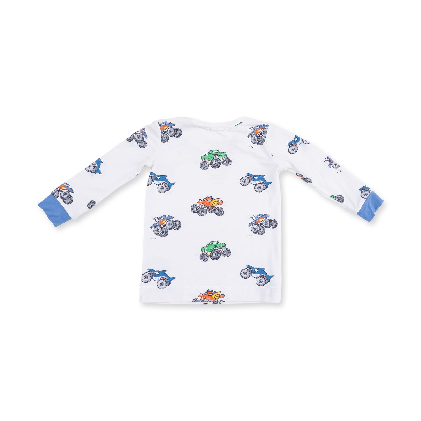 Long Sleeve Loungewear Set - Monster Trucks