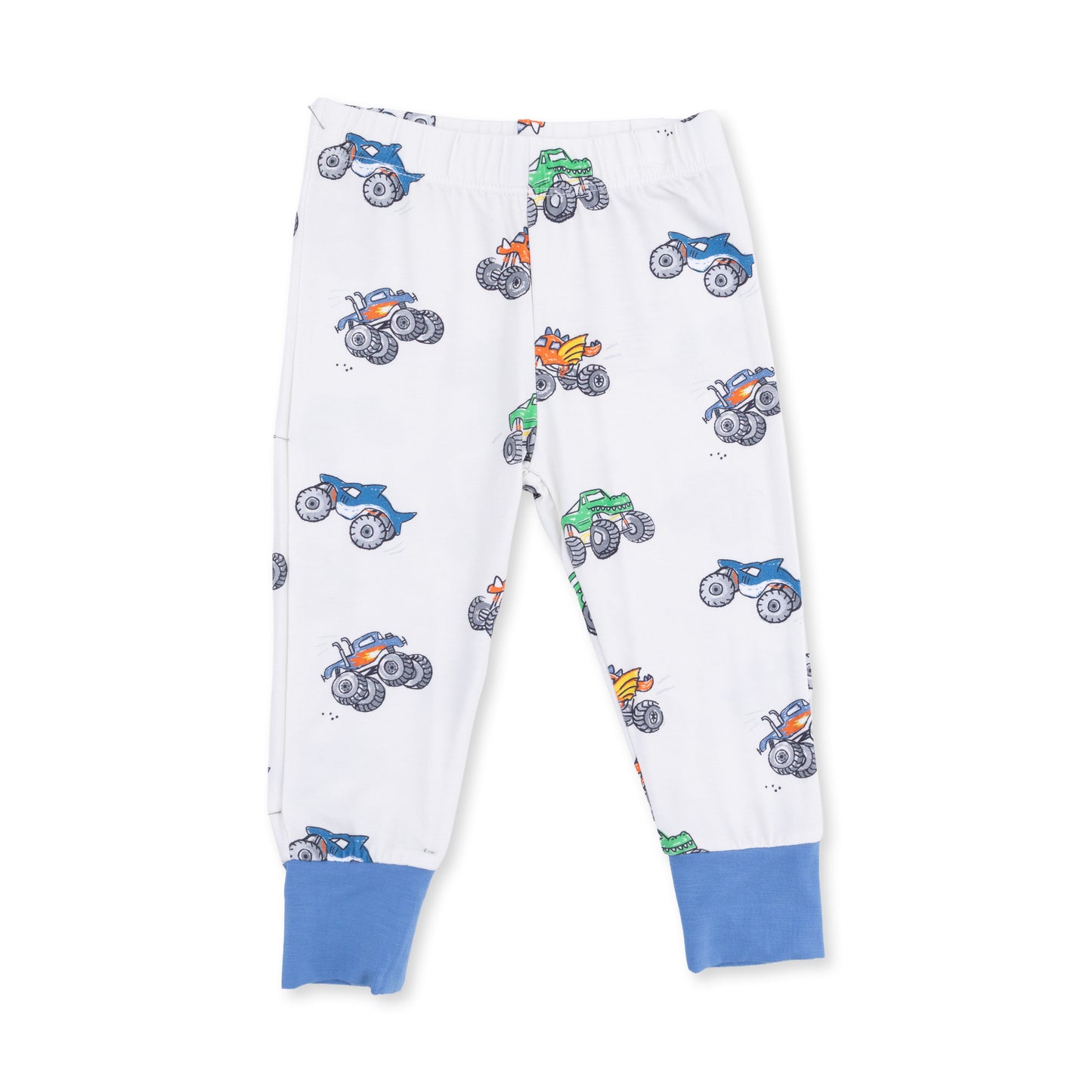 Long Sleeve Loungewear Set - Monster Trucks