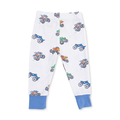 Long Sleeve Loungewear Set - Monster Trucks
