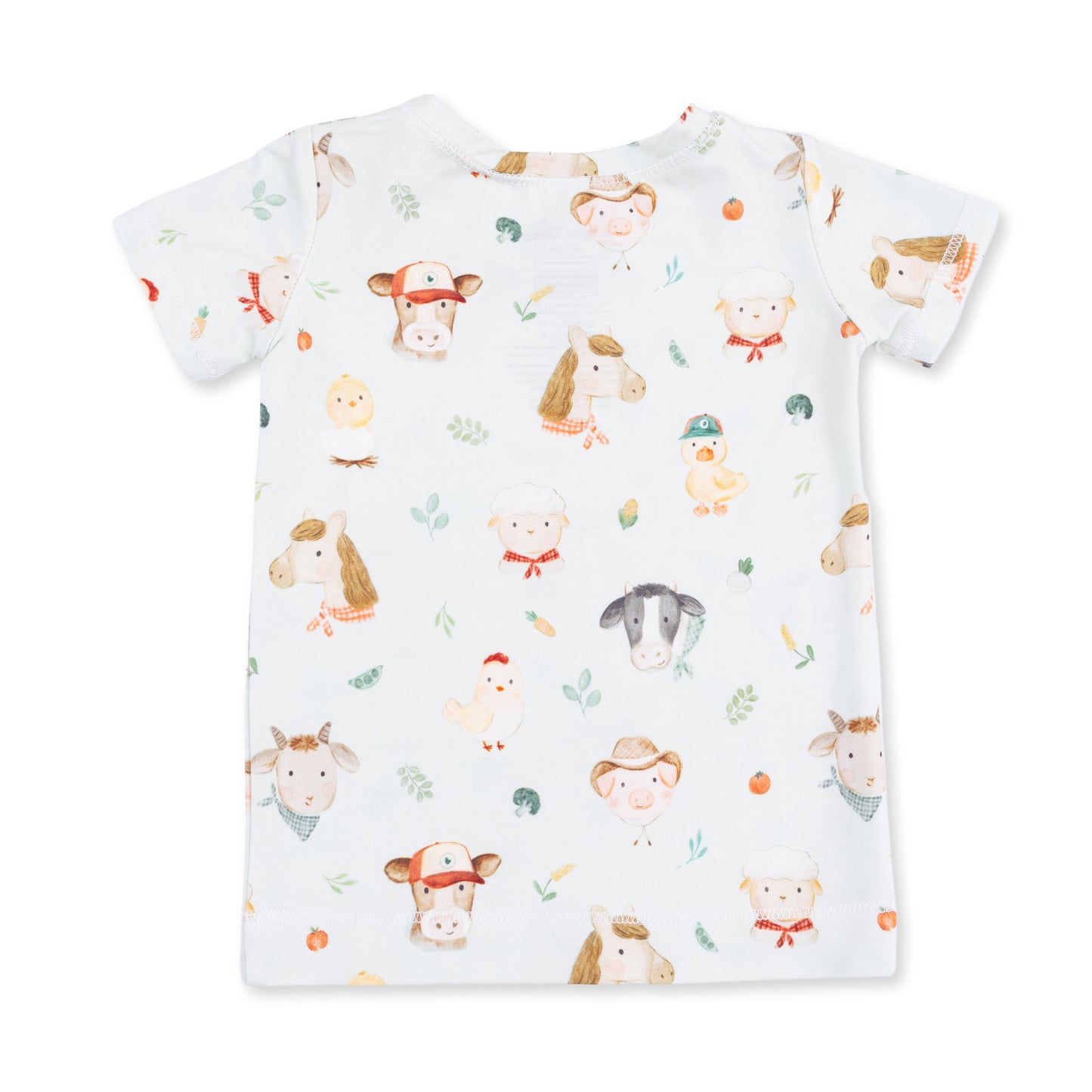 Short Sleeve Loungewear Set - Baby Farm Faces