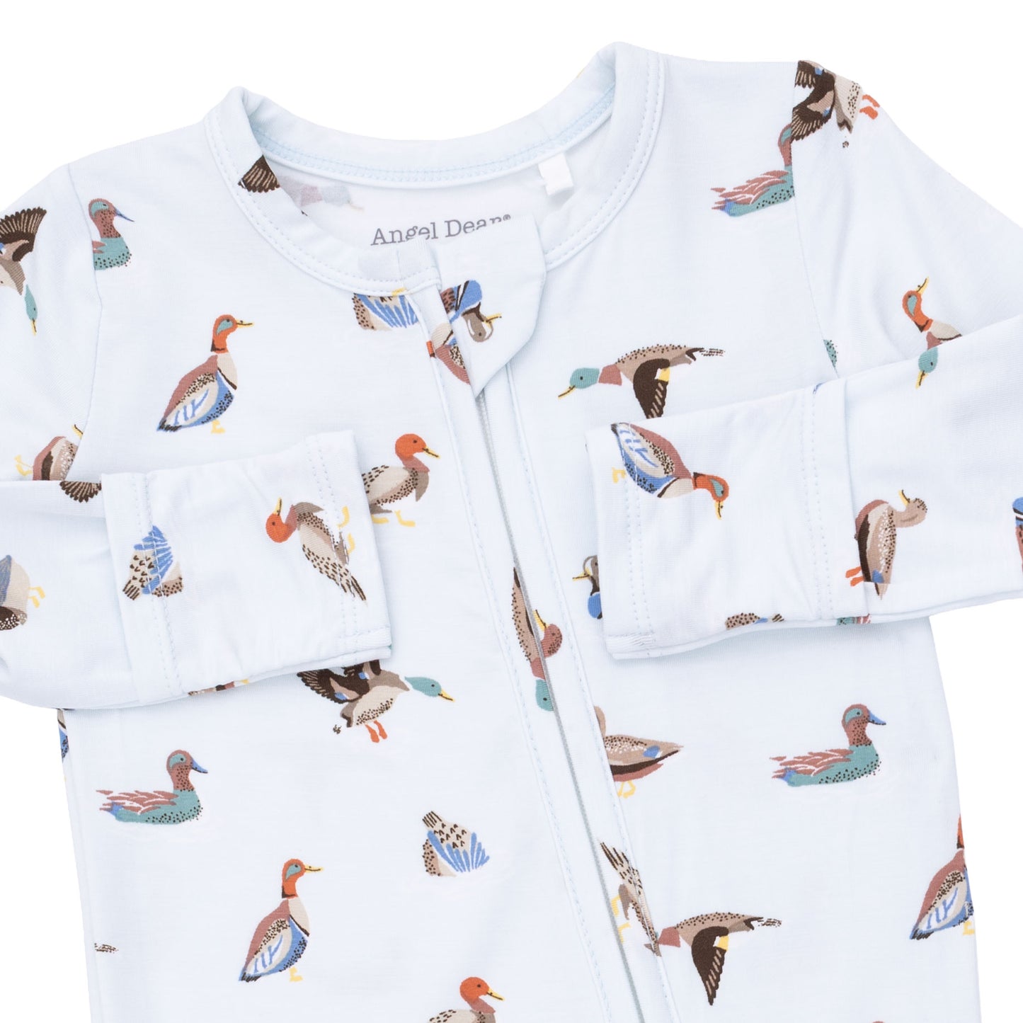 2 Way Zipper Footie - American Ducks
