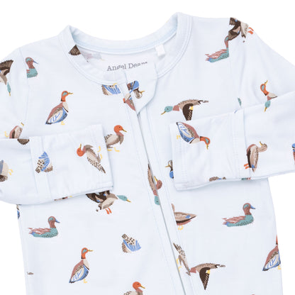 2 Way Zipper Footie - American Ducks