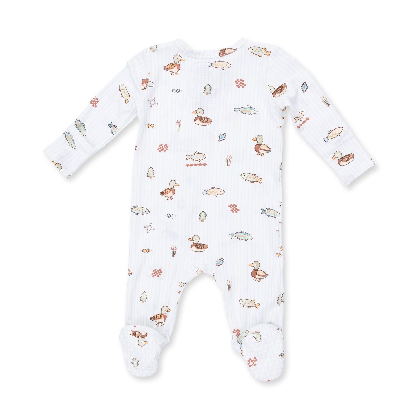 2 Way Zipper Footie - Lake Cuties