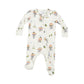 Angel Dear 2 Way Zipper Footie - French Toast