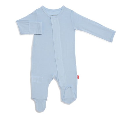 Modal Footie - Baby Blue