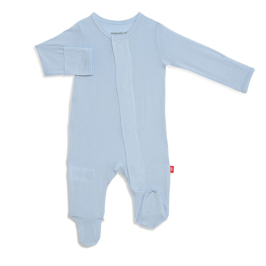 Modal Footie - Baby Blue