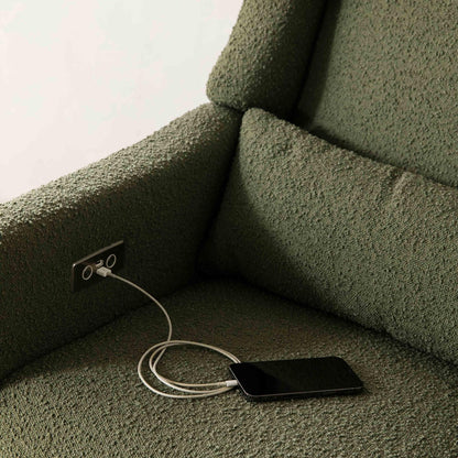 Babyletto Kiwi Electronic Recliner and Swivel Glider with USB port