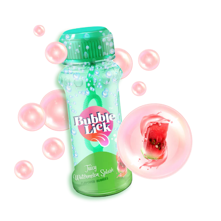 BubbleLick Watermelon Flavored Bubbles You Can Lick