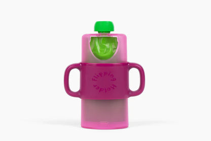 KiddyTrek 4-in-1 Sip & Snack Set - Food Pouch & Juice Box Holder, Snack Cup, Sip Cup ALL IN ONE