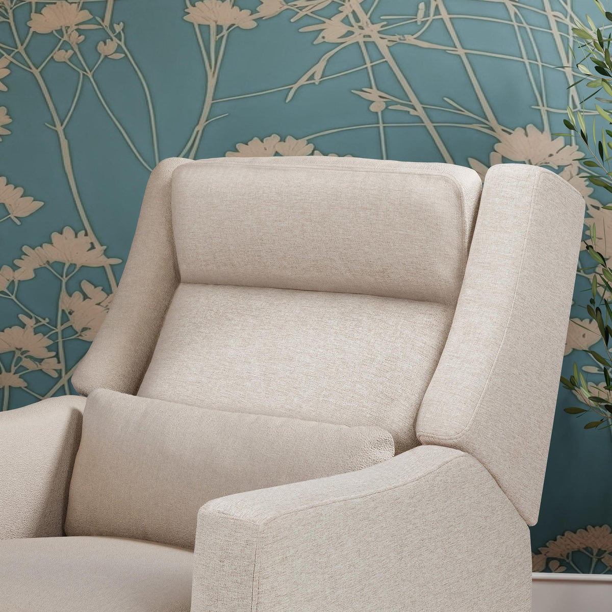 Babyletto Kiwi Plus Power Recliner and Swivel Glider with Power Adjustable Headrest and USB Port