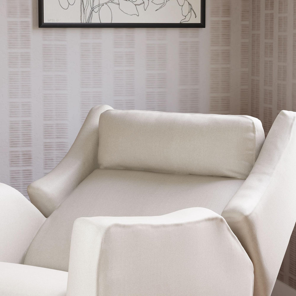 Babyletto Kiwi Deluxe Power Recliner & Swivel Glider with Heat and Massage