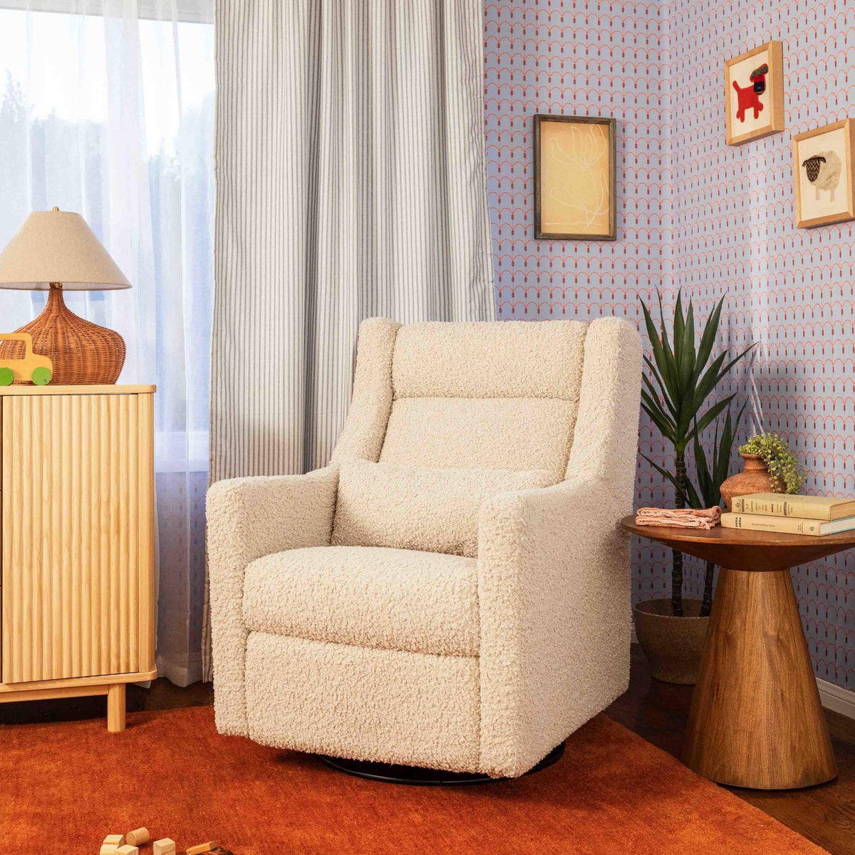 Babyletto Kiwi Plus Power Recliner and Swivel Glider with Power Adjustable Headrest and USB Port