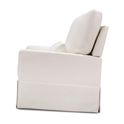 Namesake Crawford Pillowback Chair and a Half Comfort Swivel Glider